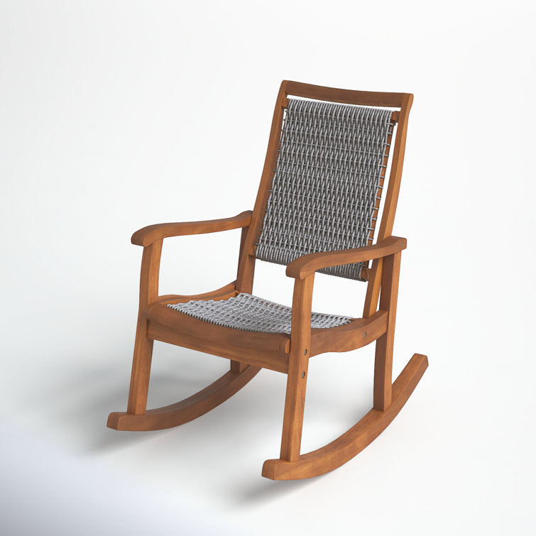 Eucalyptus rocking chair hot sale